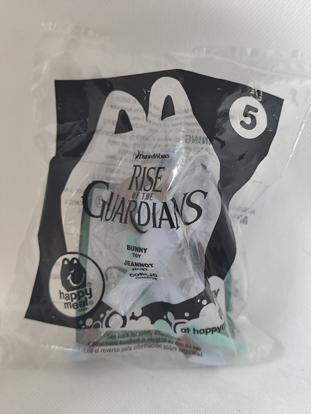 3/$25💙McDonald's Rise of the Guardians Toy 2012 Bunny #5 Dreamworks